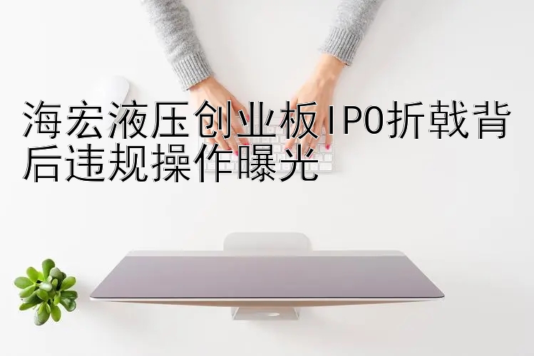 海宏液压创业板IPO折戟背后违规操作曝光